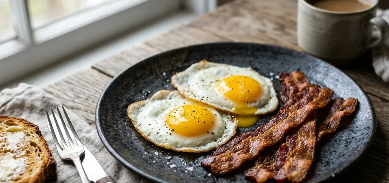 Bacon crujiente en freidora de aire