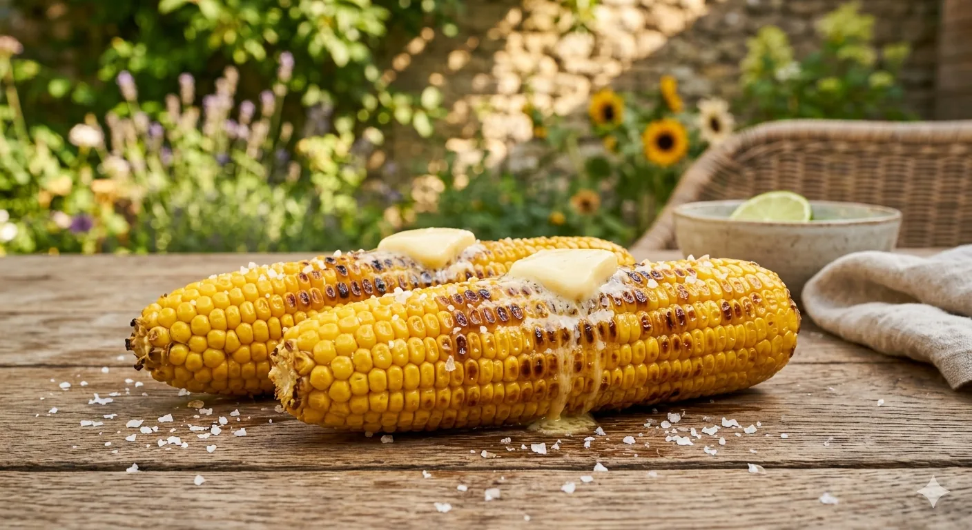 Mazorcas de maíz tostadas