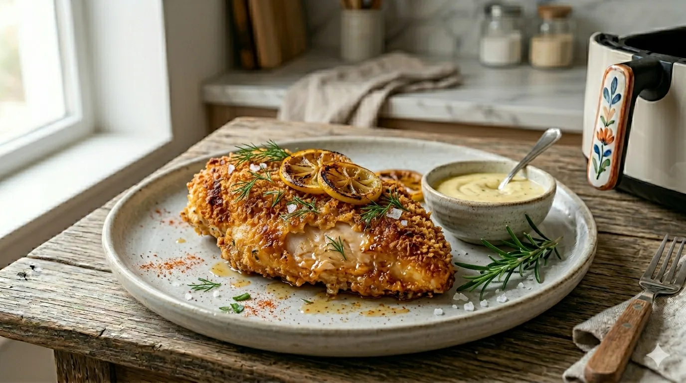 Pollo empanizado