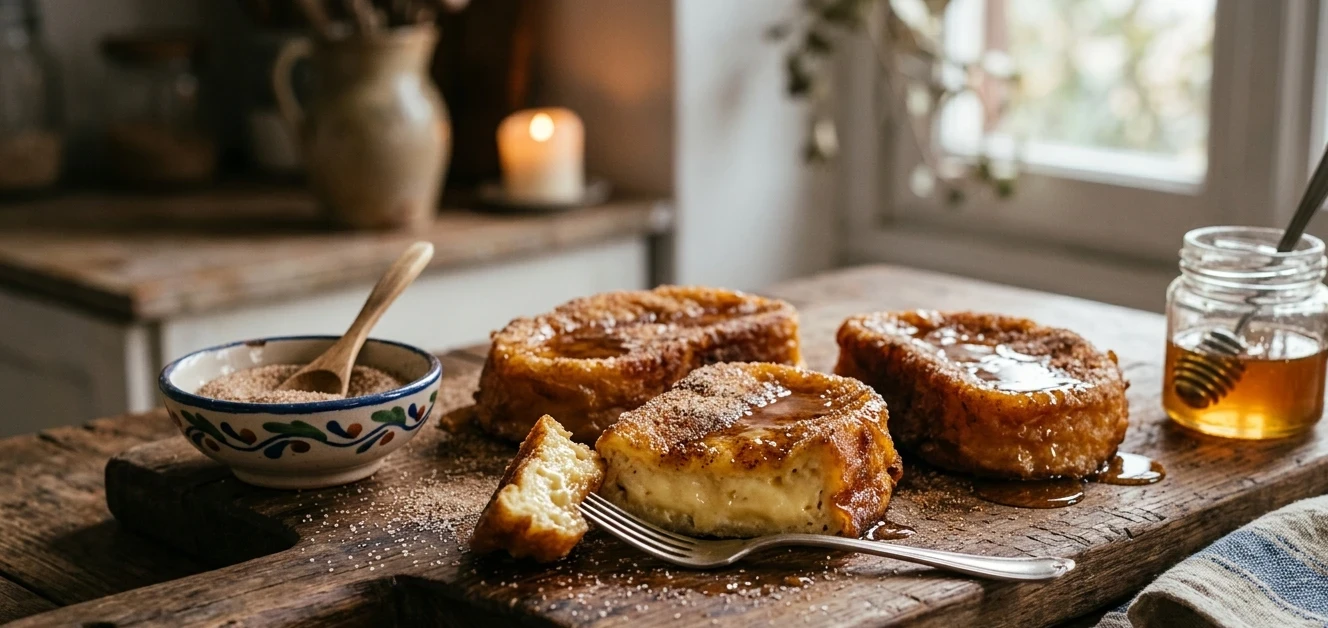 Torrijas sin aceite freidora de aire semana santa