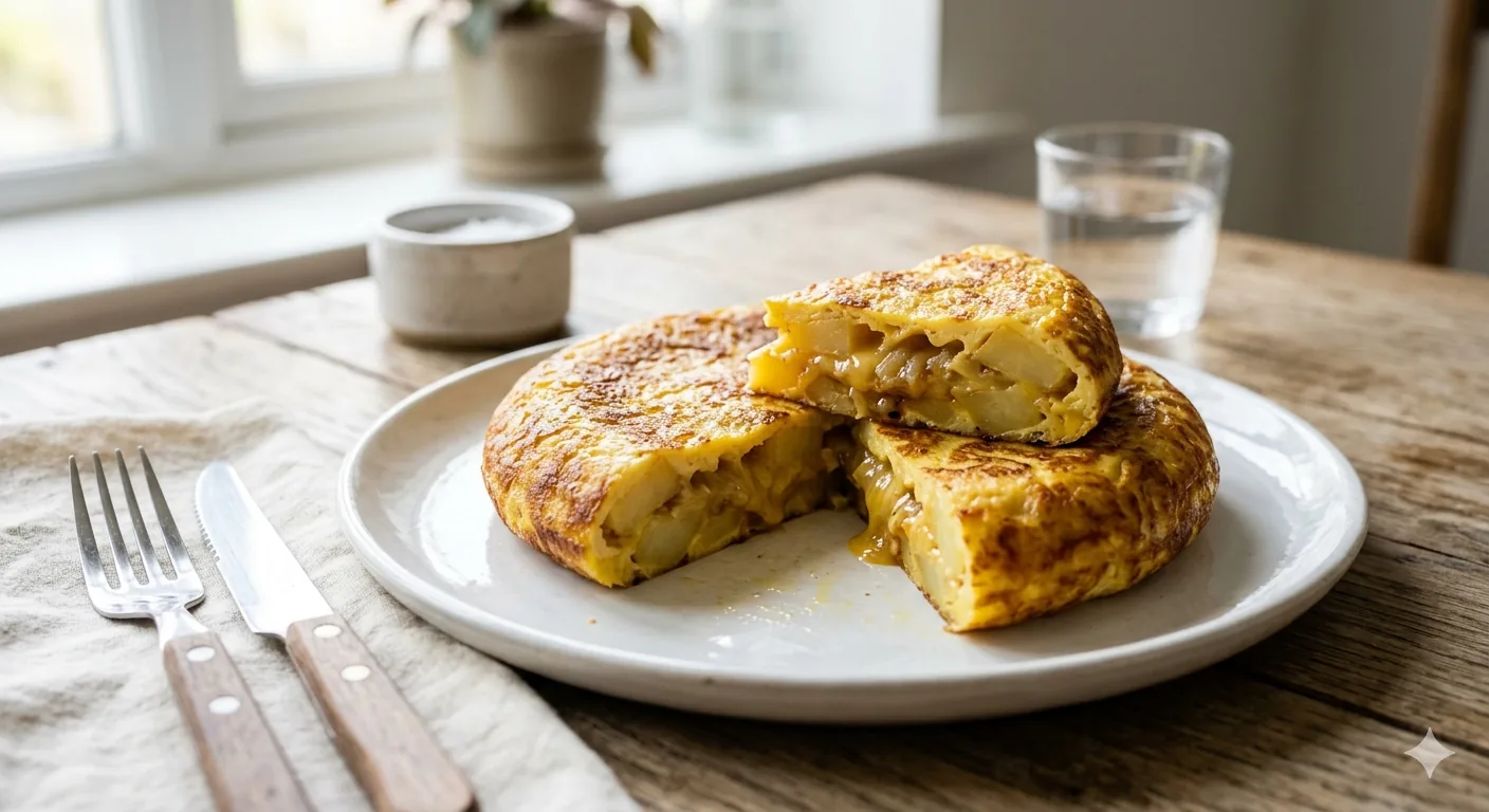 Tortilla de patatas saludable